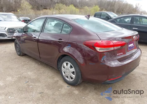 2018 Kia Forte Lx from USA, damaged, VIN 3KPFK4A76JE206522